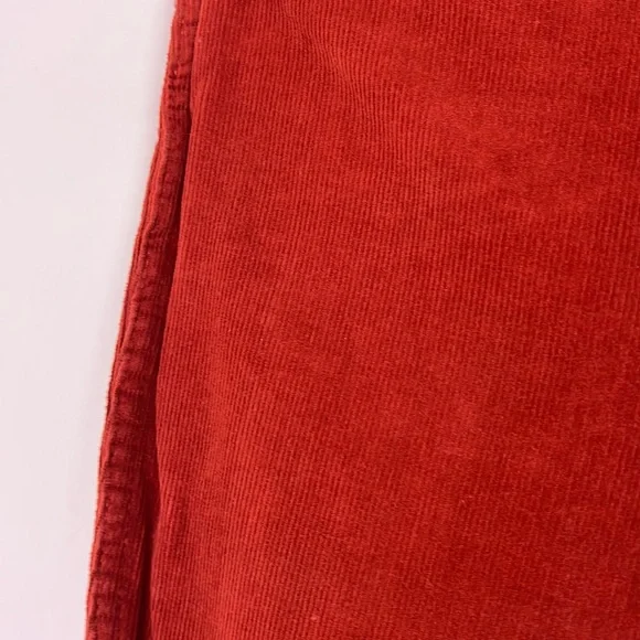 MADEWELL women’s 10” high rise skinny corduroy pants rust orange 28 - Picture 11 of 14